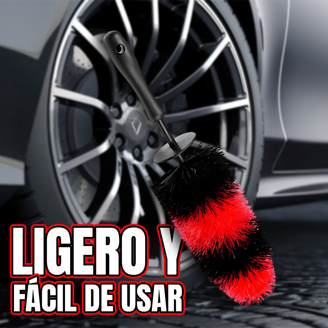 Cepillo para Llantas – Limpieza Precisa y Sin Rayones