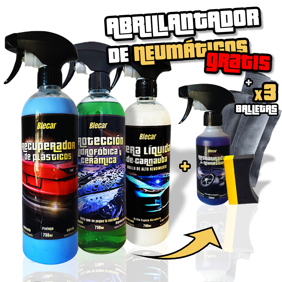 Pack Brillo Exterior + Abrillantador de Neumáticos de Regalo 🎁