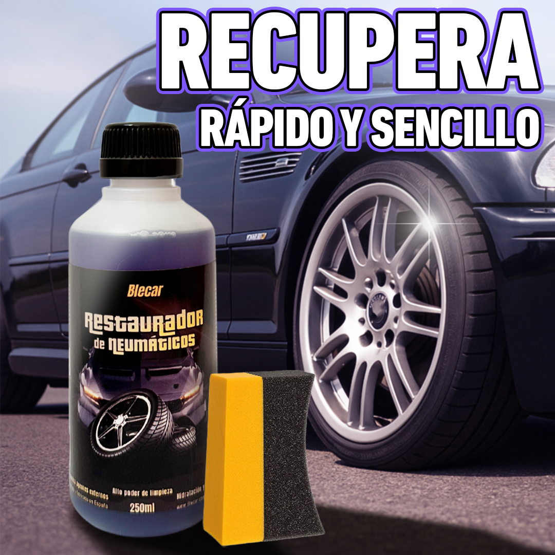 Recuperador de Neumáticos - Negro Intenso y Brillo Duradero
