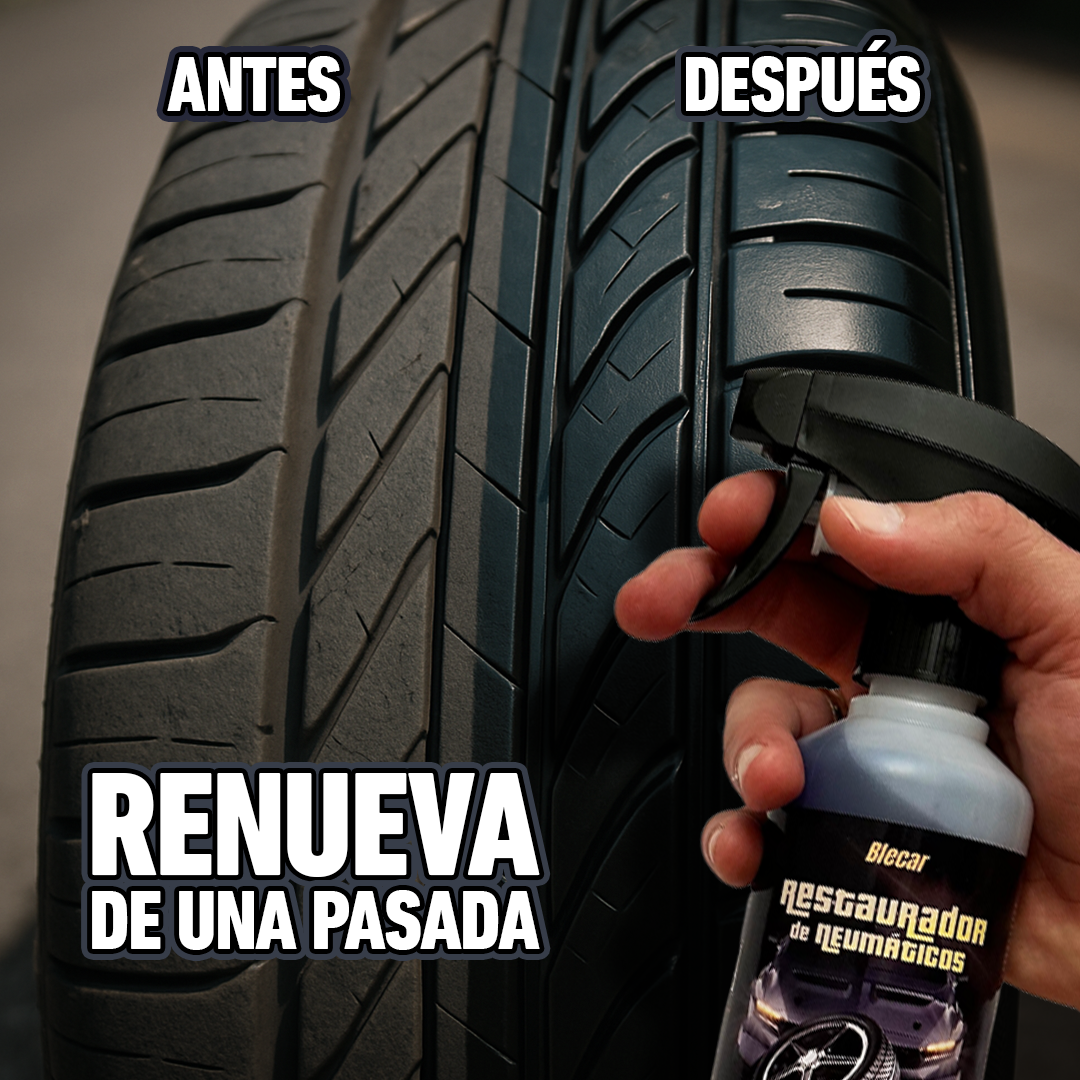 Recuperador de Neumáticos - Negro Intenso y Brillo Duradero