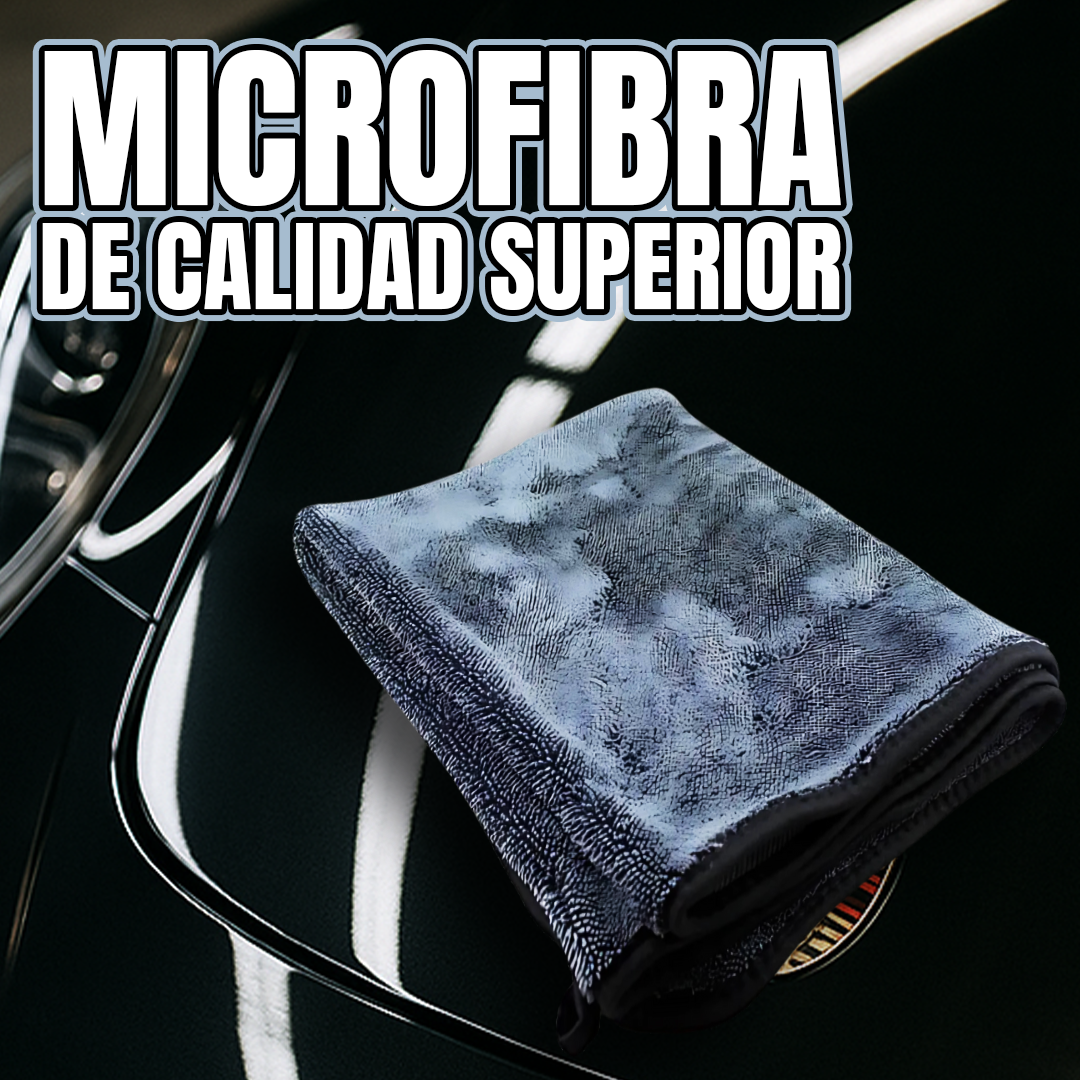 Secado de coche con toalla XL Blecar de alta absorción