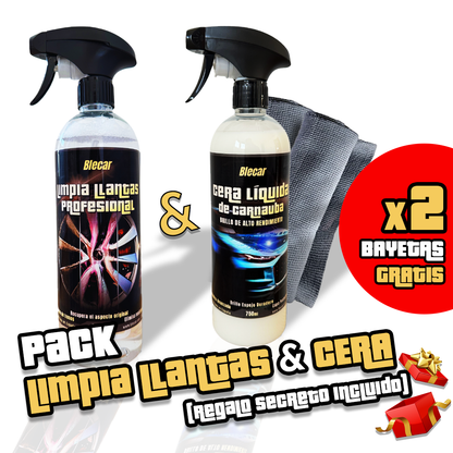 Pack Llantas & Cera - 750ML